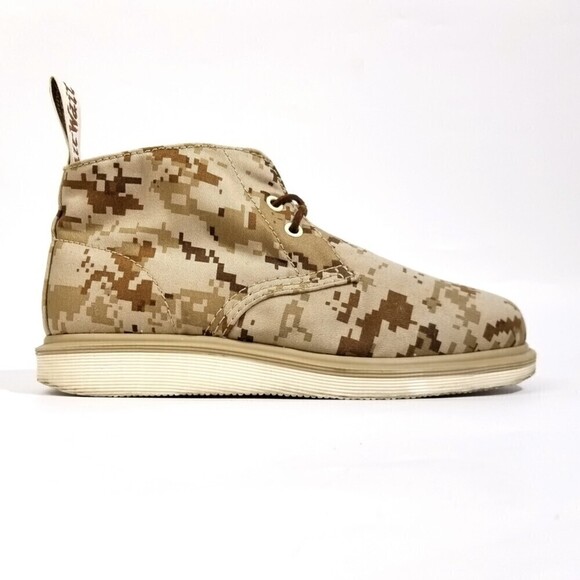 Dr. Martens Nixon Desert Camo Canvas Chukka Boots Gorpcore Military Army Grunge - Picture 4 of 9